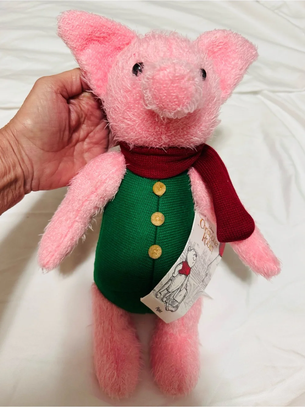 Disney Exclusive Christopher Robin Piglet Plush